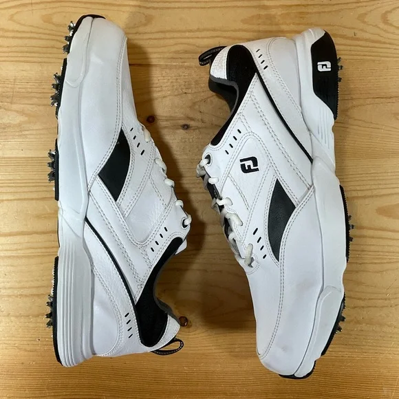 FootJoy Golf Specialty Golf Sneakers Shoes 56722Men’s 11.5 WIDE White Black